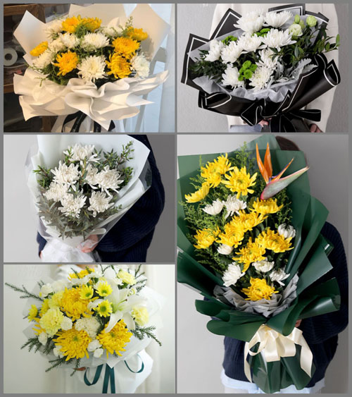 湖北随州市广水市余店镇芦河村白事花束代送